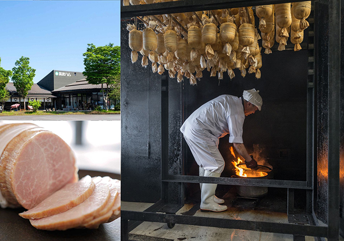 自社工房直の食肉加工品や乳製品、地元野菜も直売する味の発信地