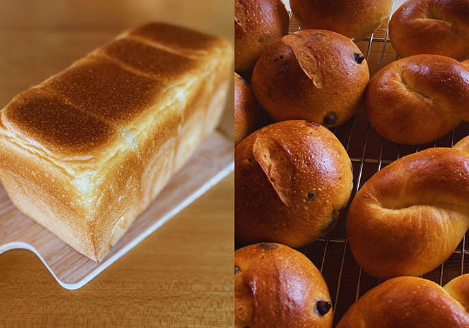 ふんわり&もっちりみっちりの食パンがおすすめ。季節の恵みを味わえる、優しい丁寧なパン作り