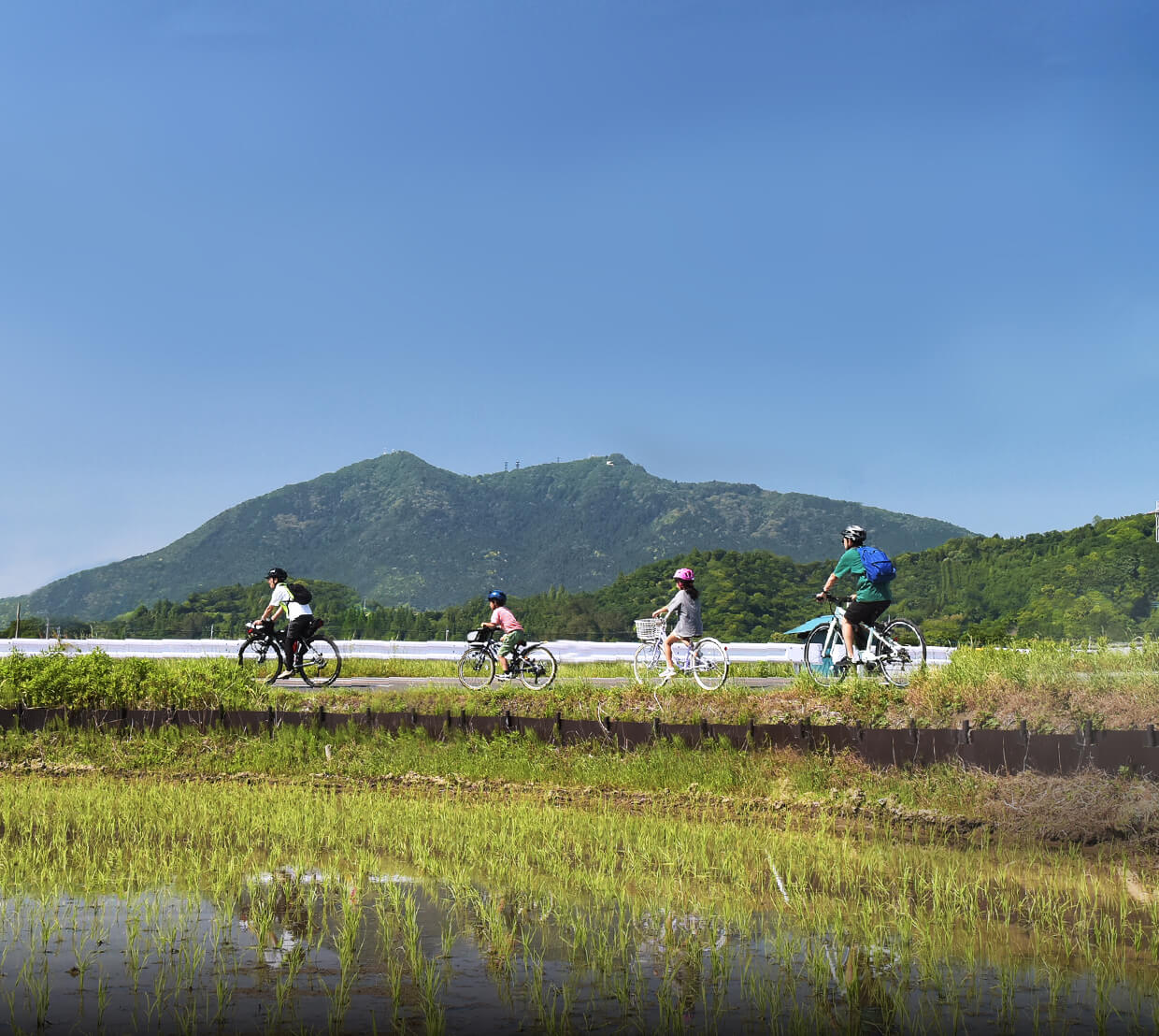 手ぶらで筑波山麓サイクリング